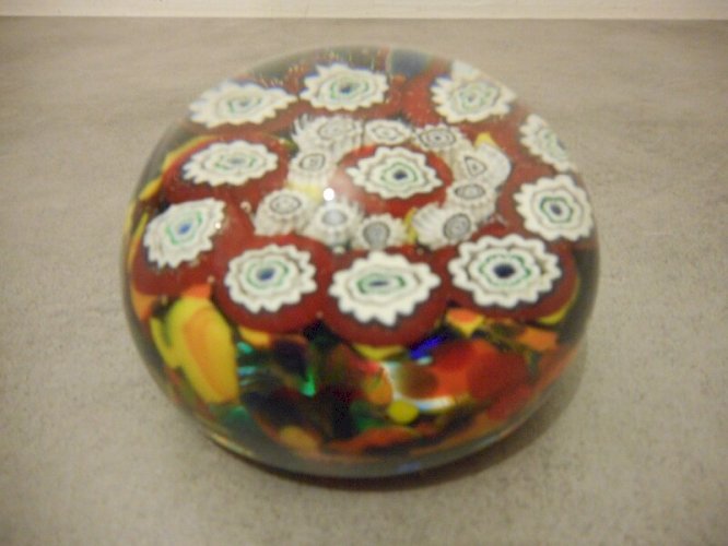 PRESSE PAPIER EN SULFURE VERRERIA.MURANO TOSO N°18