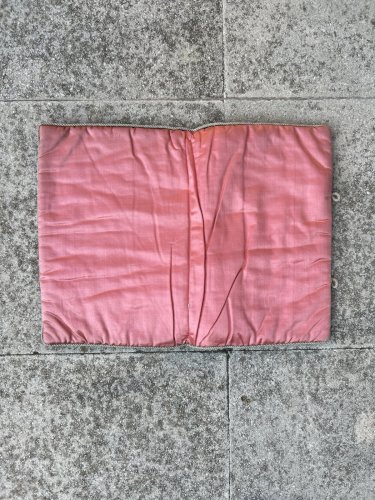 Protège mouchoirs 19e en velours Soie Peint à la main Floral Collection Ancien