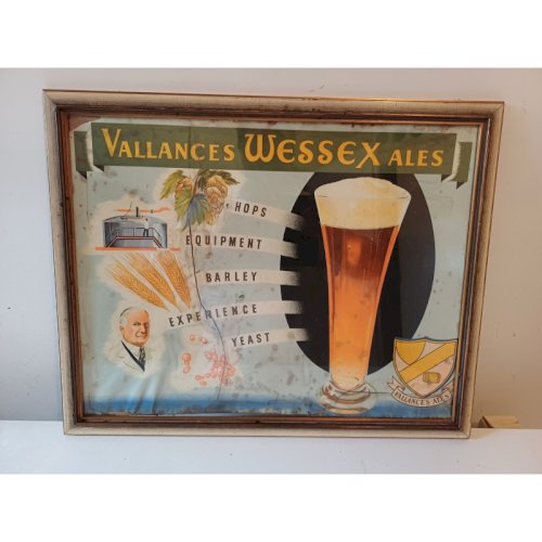 Publicité Biére Vallances Wessex Ales