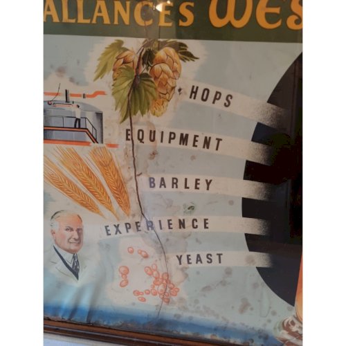 Publicité Biére Vallances Wessex Ales