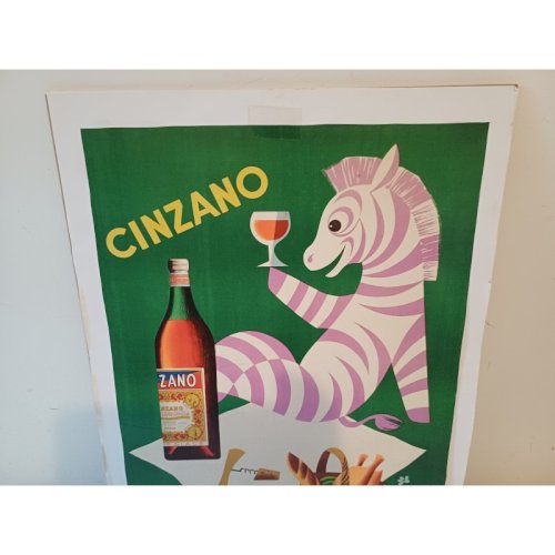 Publicité Papier  Cinzano 