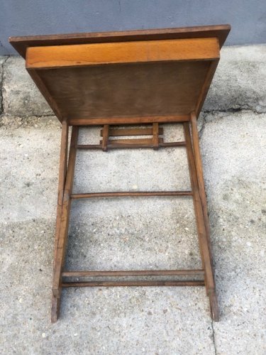 pupitre d'écolier  vintage