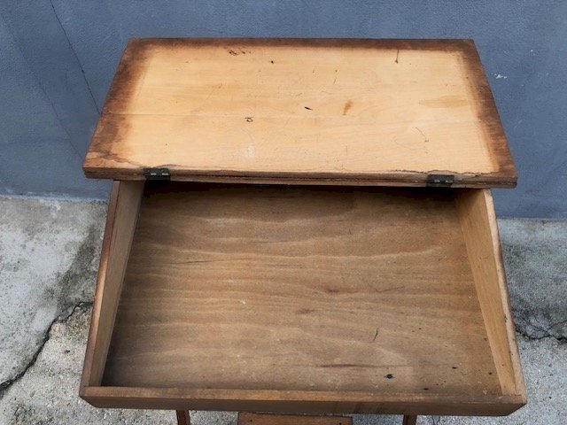 pupitre d'écolier  vintage