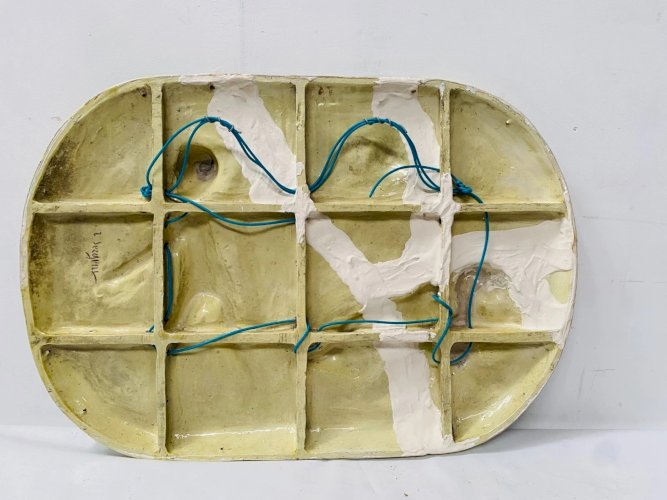 " Putti a la moisson " Groupe en orcelaine polychrome XX siècle par S SERGENT