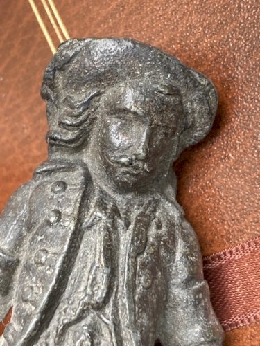 Figurine / Statuette de mousquetaire pyrogène porte allumettes de table