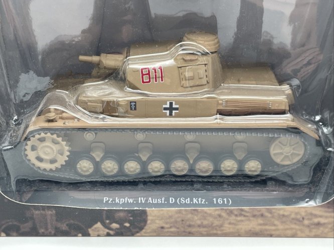 Pz Kpfw IV Ausf D Libye Mai (1941) 1/43 Altaya