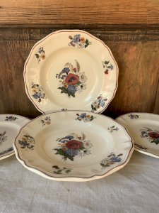 Four Sarreguemines Agreste plates