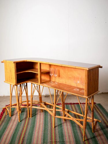 Quentin, le bar vintage en rotin N°22