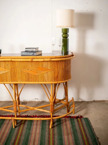 Quentin, le bar vintage en rotin N°22