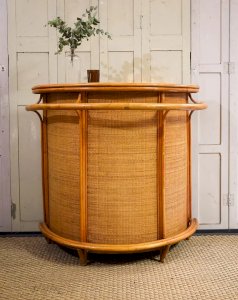 Quentin, le grand bar en rotin clair N°41