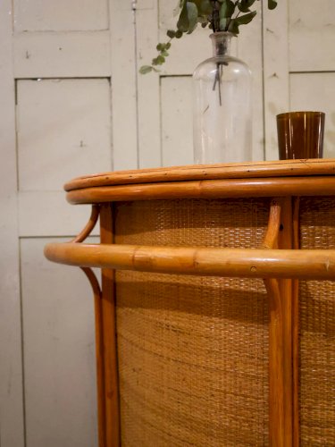 Quentin, le grand bar en rotin clair N°41