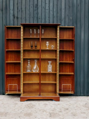 Quentin, le grand meuble bar en bois foncé N°60