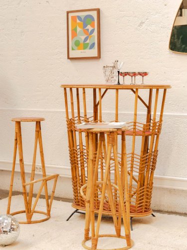 Quentin, l'ensemble bar en bambou N°31