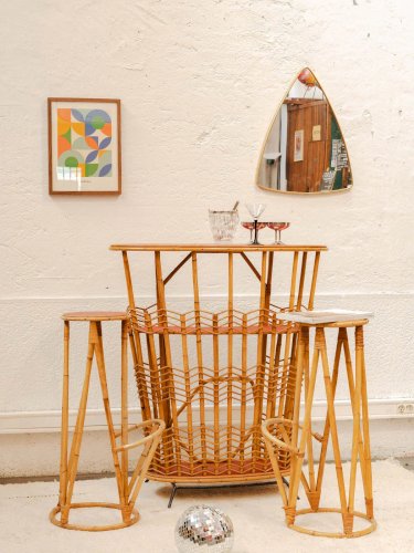 Quentin, l'ensemble bar en bambou N°31
