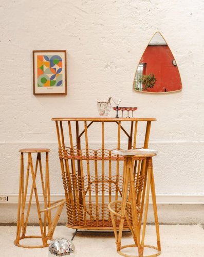 Quentin, l'ensemble bar en bambou N°31