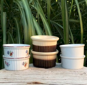 Porcelain ramekins