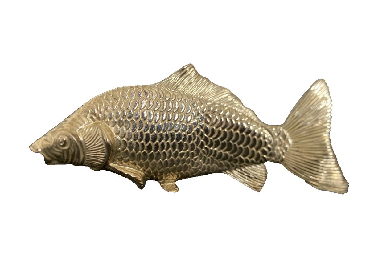 Carson Panier De Pêche En Métal – Porte-Poissons Col Haut 30x28 Cm Avec Ouverture à Ressort