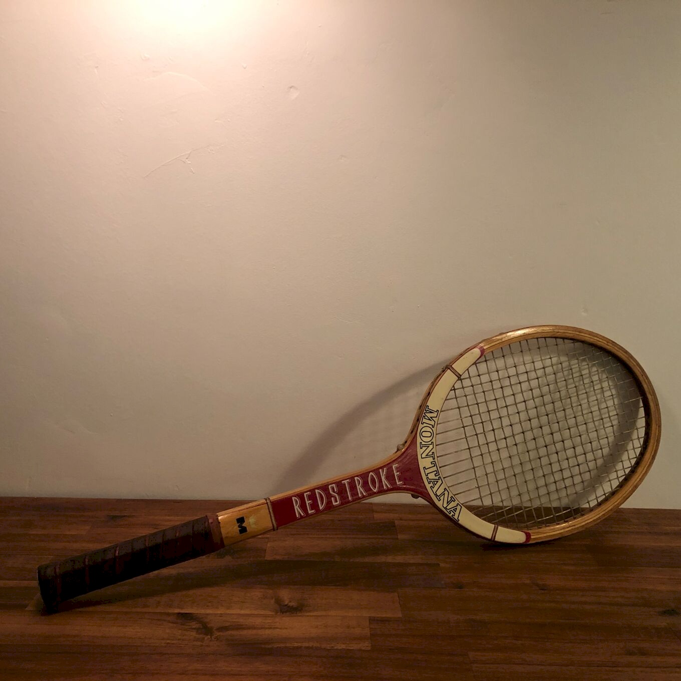 Raquette De Tennis Ancienne En Bois Et Cuir - Marque Boeklage Paris, Vintage, Pour Collection