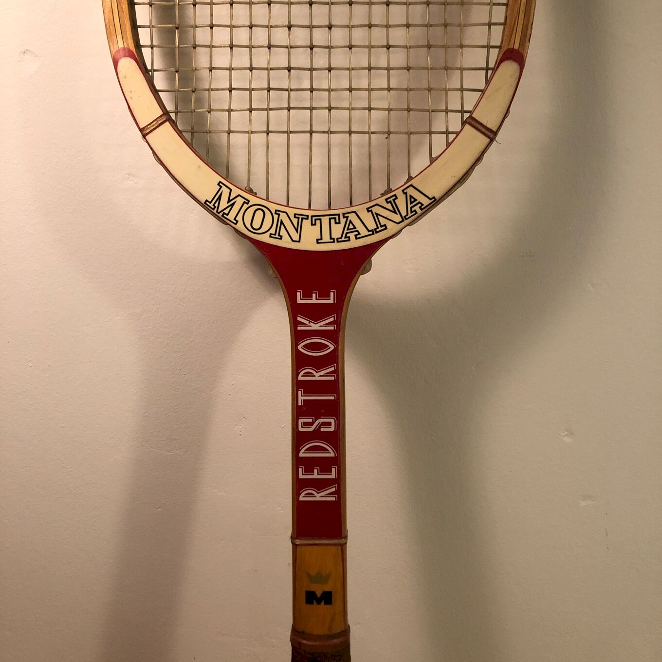 Raquette De Tennis Vintage Dunlop 'Red Flash' - Bois - Fabriquée Au Royaume-Uni