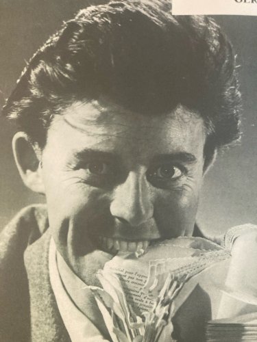 Rare Affiche Originale De Lucien Lorelle Gérard Philippe Livre Ancien