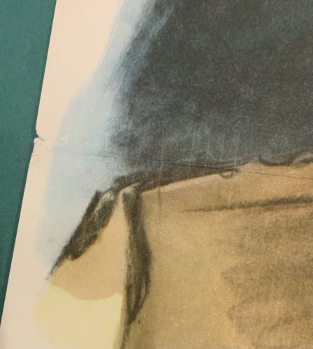 Rare affiche originale motard moto NSU 1953