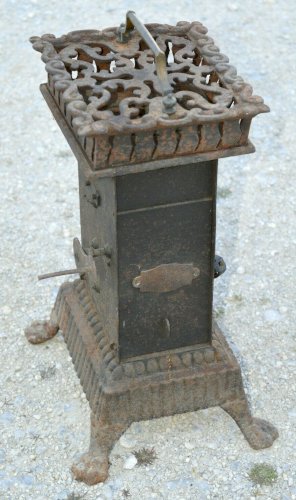 RARE ANCIEN TOURNE BROCHE TOURNEBROCHE REGULATEUR CAGE FONCTIONNE 