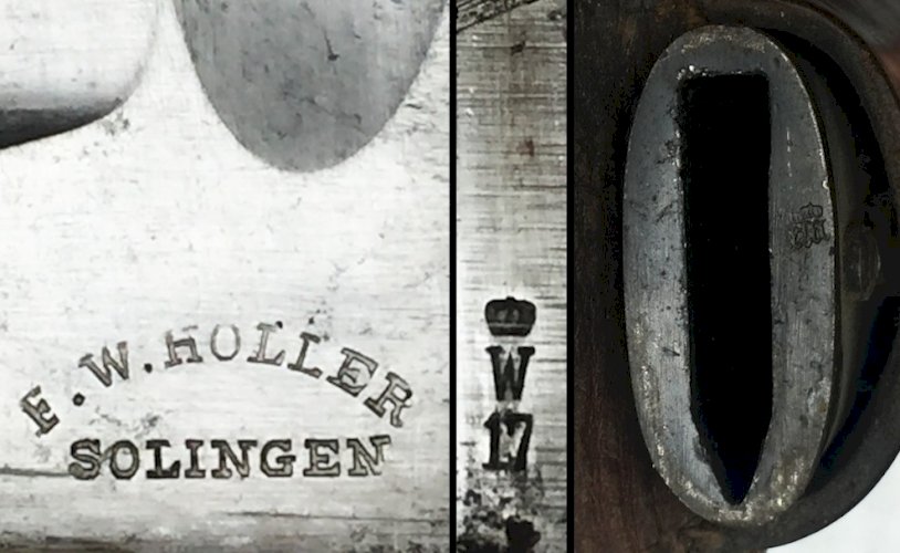 RARE BAÏONNETTE PRUSSIENNE M1898 AVEC SCIE E.W.HOLLER SOLINGEN 1915 ORIGINAL