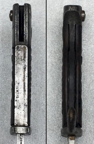 RARE BAÏONNETTE PRUSSIENNE M1898 AVEC SCIE E.W.HOLLER SOLINGEN 1915 ORIGINAL