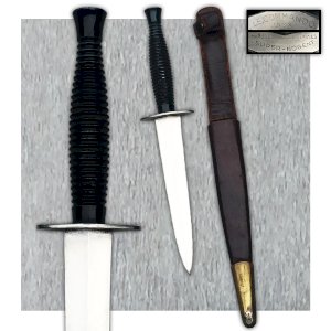 RARE & BEAU COUTEAU POIGNARD PARA FRANCAIS - SUPER NOGENT - GUERRE D'ALGÉRIE - ORIGINAL