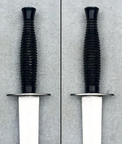 RARE & BEAU COUTEAU POIGNARD PARA FRANCAIS - SUPER NOGENT - GUERRE D'ALGÉRIE - ORIGINAL