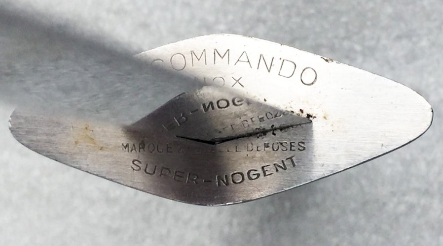 RARE & BEAU COUTEAU POIGNARD PARA FRANCAIS - SUPER NOGENT - GUERRE D'ALGÉRIE - ORIGINAL