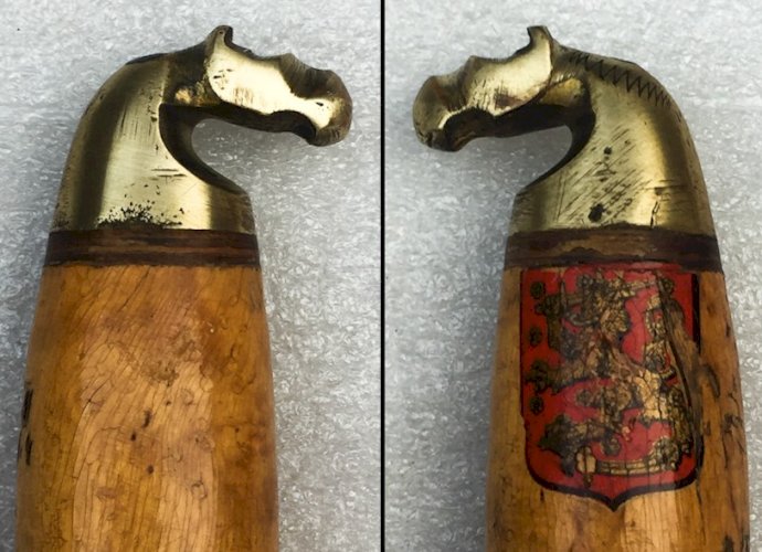 RARE & BEAU COUTEAU POIGNARD PUUKKO FINLANDAIS 1950 POST WW2 XX ORIGINAL