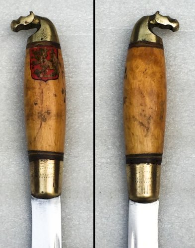 RARE & BEAU COUTEAU POIGNARD PUUKKO FINLANDAIS 1950 POST WW2 XX ORIGINAL