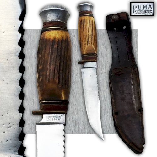 RARE & BEAU COUTEAU PUMA DENTS DE SCIE - XX - Original