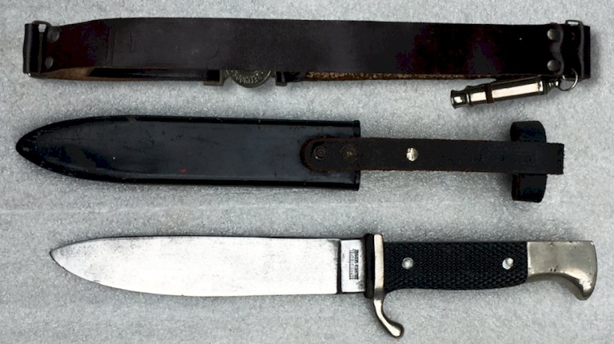 RARE & BEAU COUTEAU SCOUT SUISSE HJ - POST WW2 - ORIGINAL