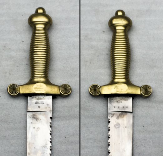 RARE & BEAU GLAIVE SUISSE EXPÉRIMENTAL M1842 WESTER & C° XIX ORIGINAL