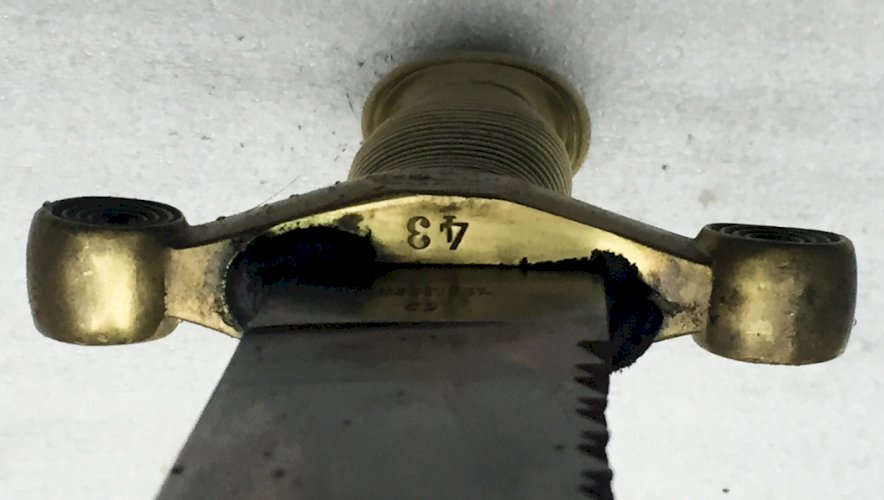 RARE & BEAU GLAIVE SUISSE EXPÉRIMENTAL M1842 WESTER & C° XIX ORIGINAL