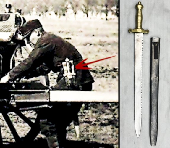 RARE & BEAU GLAIVE SUISSE EXPÉRIMENTAL M1842 WESTER & C° XIX ORIGINAL