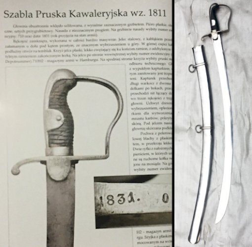 RARE & BEAU SABRE BLUCHER MODÈLE 1811 REPRODUCTION