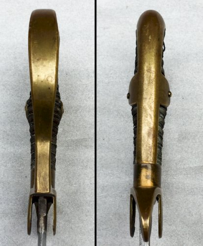 RARE & BEAU SABRE D'OFFICIER FUSILIER PRUSSIEN ALLEMAND E & F HORSTER SOLINGEN XIX ORIGINAL