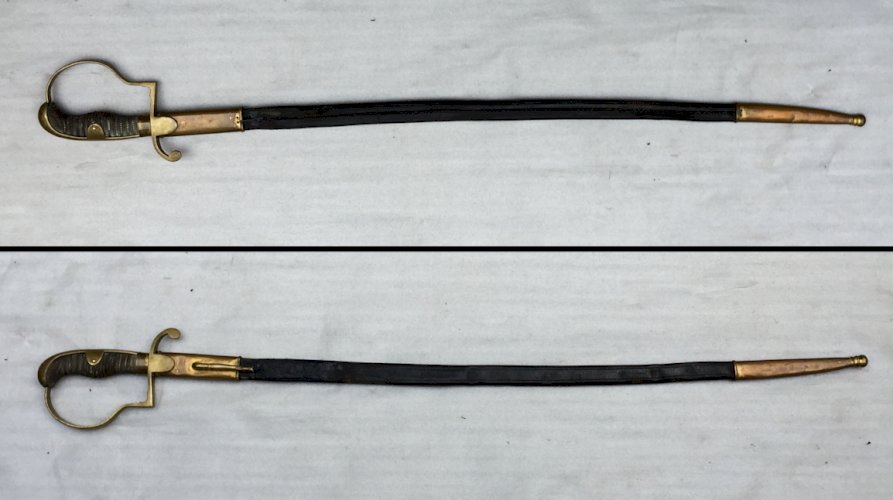 RARE & BEAU SABRE D'OFFICIER FUSILIER PRUSSIEN ALLEMAND E & F HORSTER SOLINGEN XIX ORIGINAL