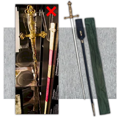 RARE & BEAU SABRE / ÉPÉE DES FRANCS-MAÇONS FOURREAU D'ORIGINE TOLEDO XX ORIGINAL