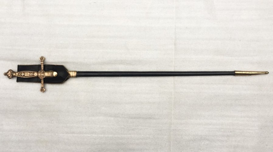 RARE & BEAU SABRE / ÉPÉE DES FRANCS-MAÇONS FOURREAU D'ORIGINE TOLEDO XX ORIGINAL