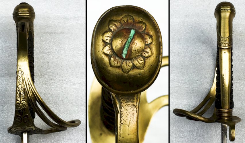 RARE & BEAU SABRE PALASH D'OFFICIER D'INFANTERIE PORTUGAIS MOD.1897 XIX ORIGINAL