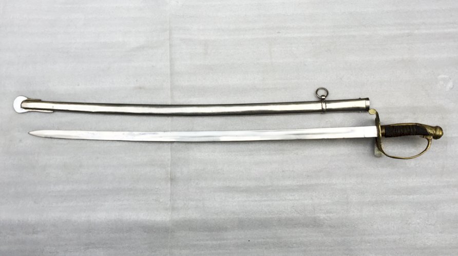 RARE & BEAU SABRE PALASH D'OFFICIER D'INFANTERIE PORTUGAIS MOD.1897 XIX ORIGINAL