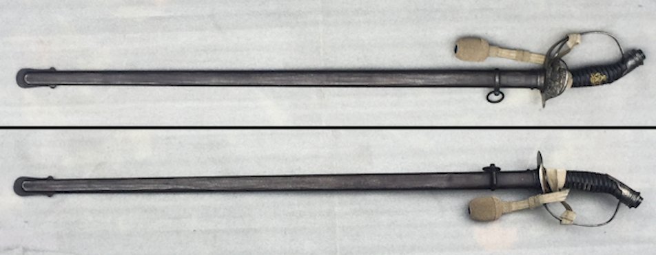 RARE & BEAU SABRE PALASH DOFFICIER PRUSSIEN LAME BRILLANTE M1889 WW1 KAISER ORIGINAL #2