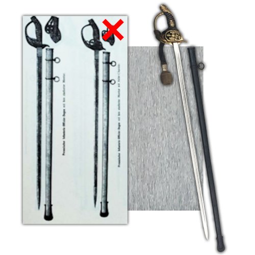 RARE & BEAU SABRE PALASH D'OFFICIER SUPÉRIEUR PRUSSIEN M1889 WW1 KAISER ORIGINAL