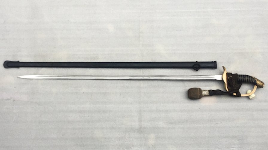 RARE & BEAU SABRE PALASH D'OFFICIER SUPÉRIEUR PRUSSIEN M1889 WW1 KAISER ORIGINAL