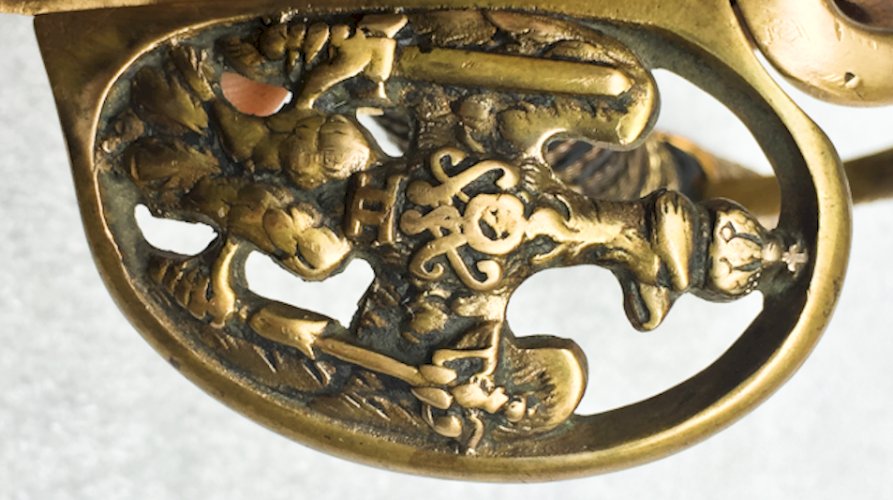 RARE & BEAU SABRE PALASH D'OFFICIER SUPÉRIEUR PRUSSIEN M1889 WW1 KAISER ORIGINAL