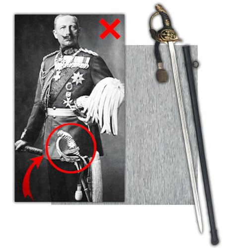 RARE & BEAU SABRE PALASH D'OFFICIER SUPÉRIEUR PRUSSIEN M1889 WW1 KAISER ORIGINAL